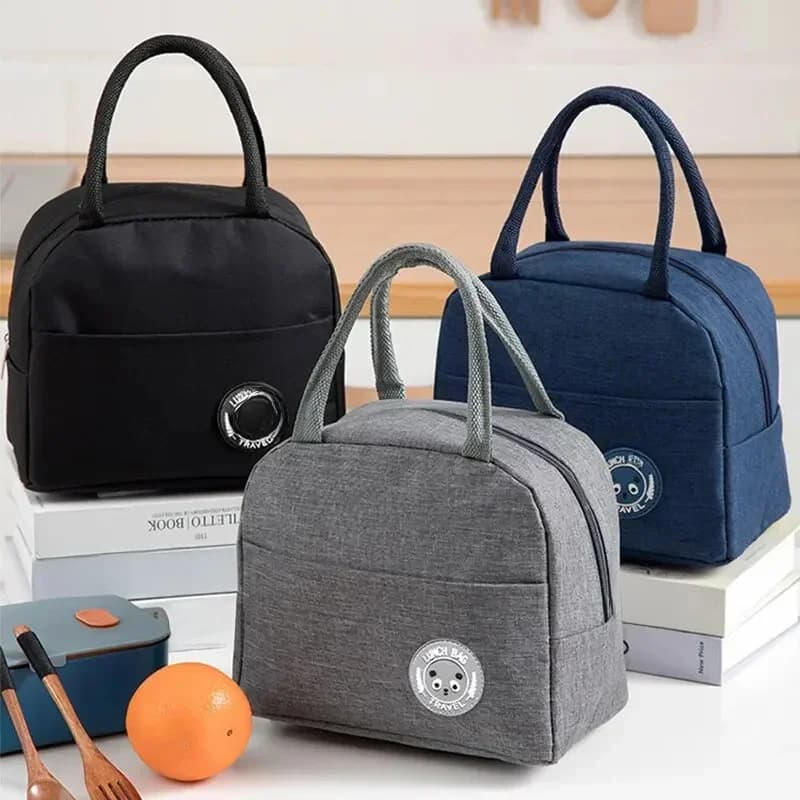Sacs à déjeuner isolants en aluminium ionique, nouveau paquet de stockage de glace, boîte de pique-nique Portable étanche pour étudiant