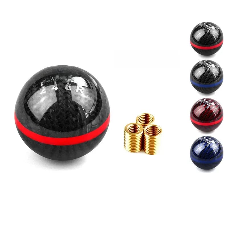 Mugen – pommeau de levier de vitesse universel en Fiber de carbone, 5 vitesses, 6 vitesses, pour CivicType R Integra Prelude