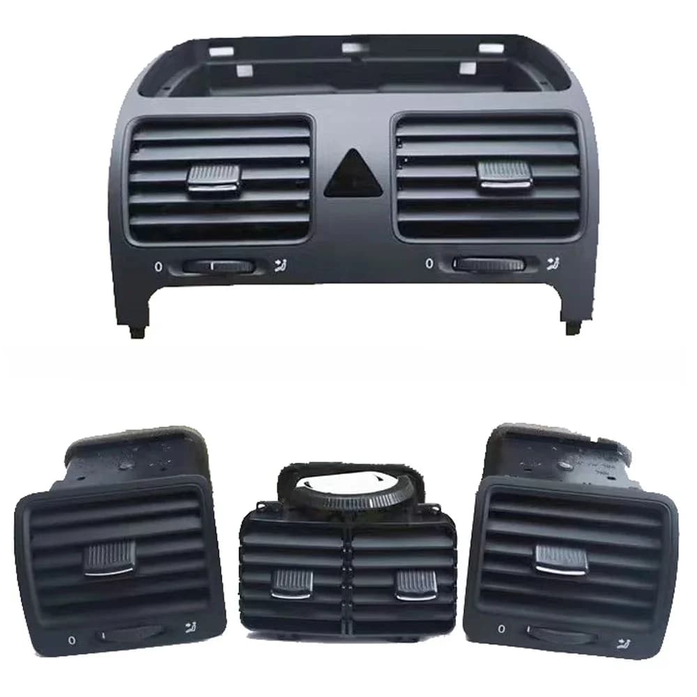 2004-2011 pour VW Jetta MK5 Golf 5 lapin noir tableau de bord voiture sortie d'air évent 1K 0819728   1K 0819703   1K 0819704