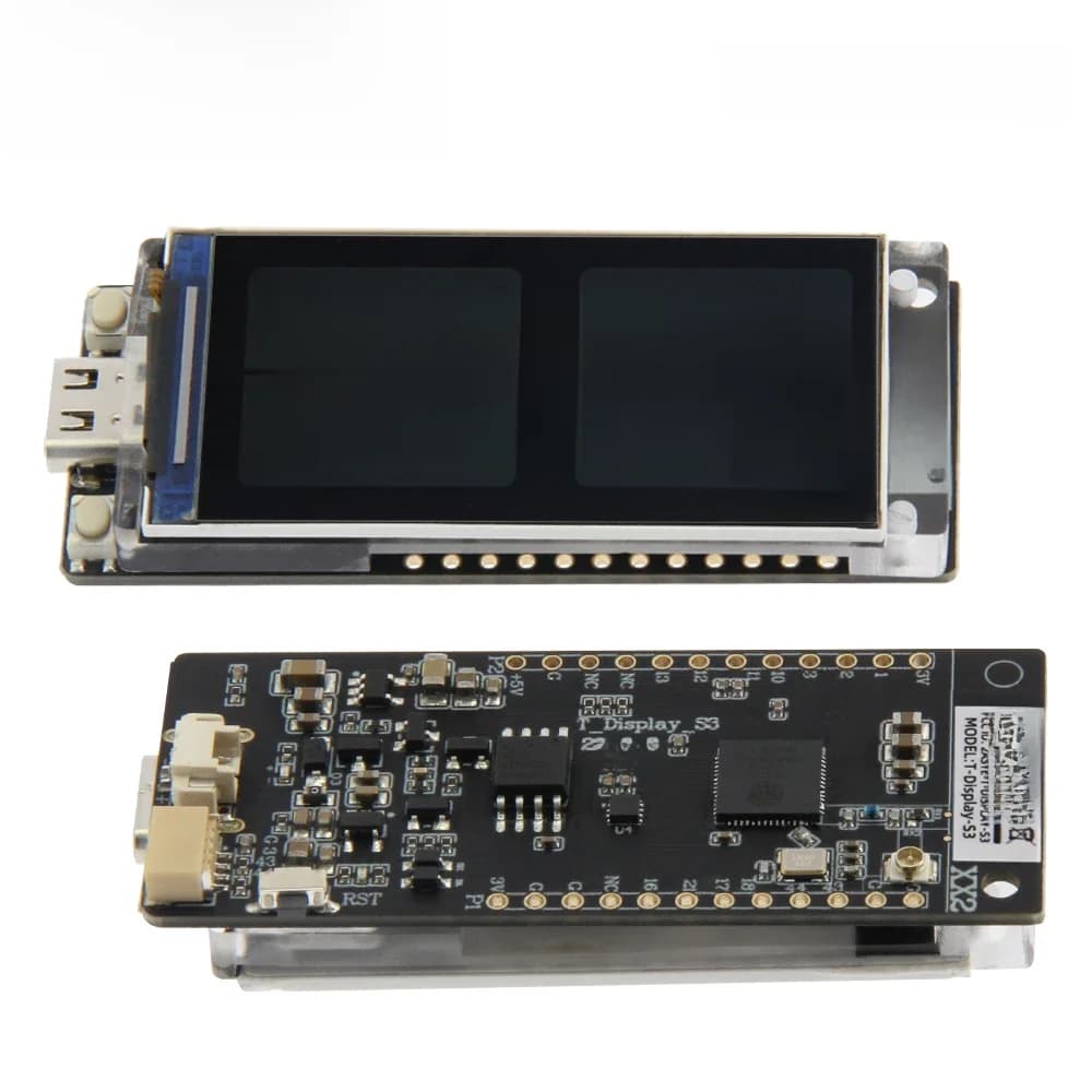 LILYGO® T-Display-S3 ESP32-S3 Panneau de développement d'affichage LCD ST7789, T-Display-S3 ESP32-S3 1.9 pouces, WIFI, Bluetooth 5.0, Module sans