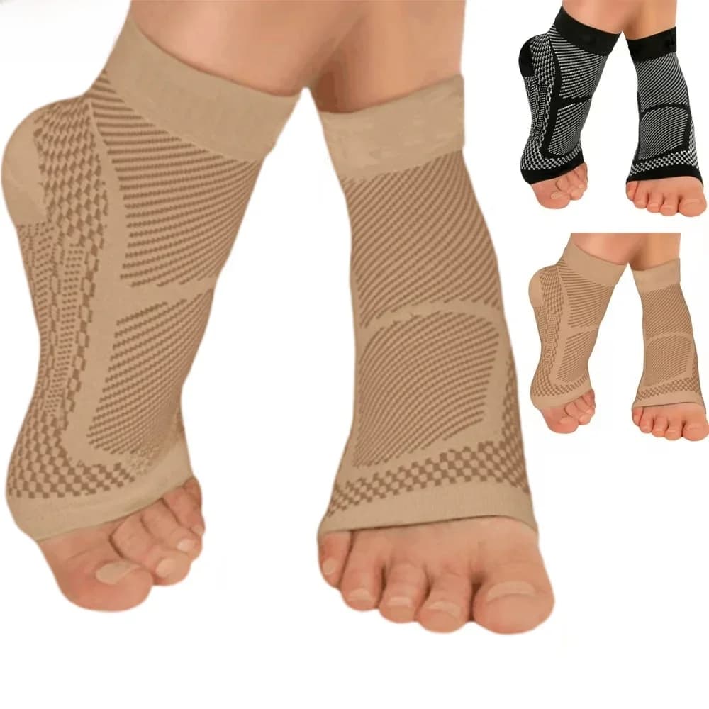 Attelle de soutien de cheville de sport, 1 paire, manchon de Compression, chaussette pour fasciite plantaire, tendinite d'achille, douleurs