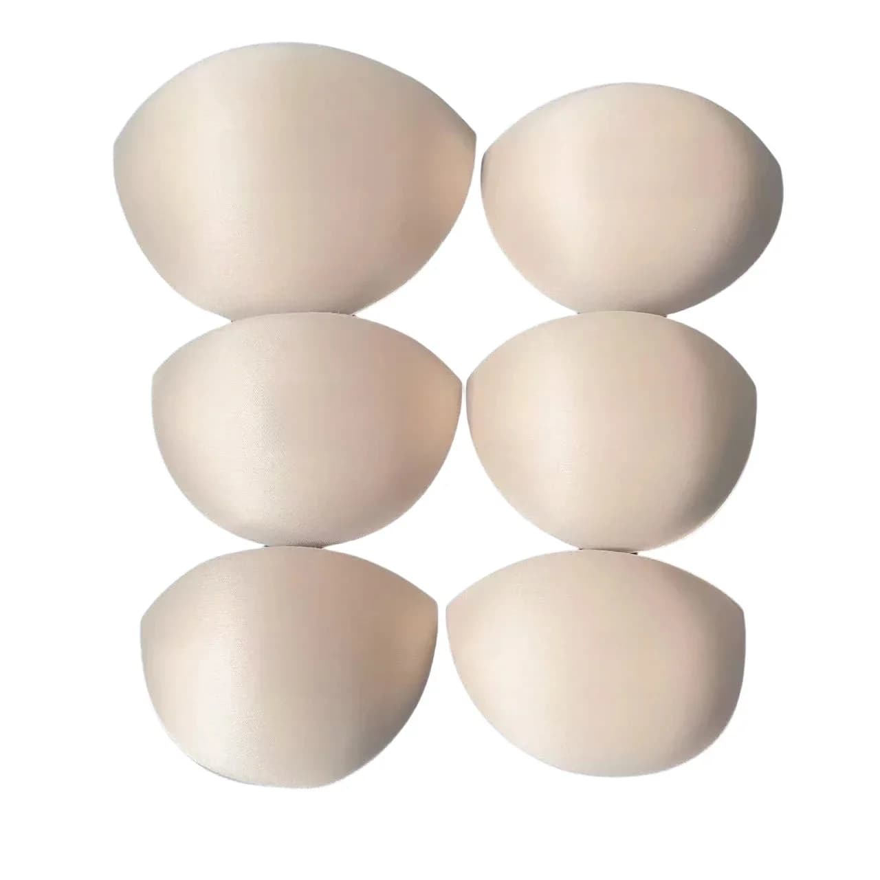 Coussinets de poitrine en éponge fine respirante, grande taille, doux pour la peau, absorbant la sueur, coupe de poitrine pour robe d'été, maillot