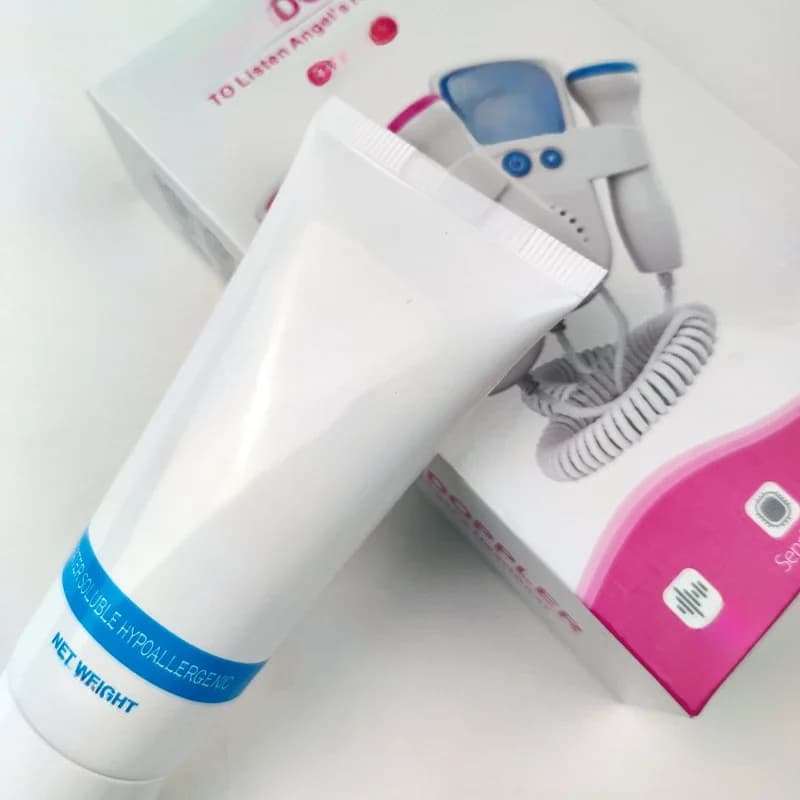 JUSTLANG Gel de Transmission par ultrasons 100ml pour Doppler fœtal Portable bébé moniteur sans rayonnement épilateur IPL épilation