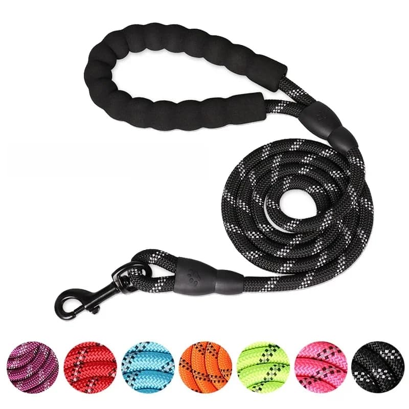 Laisse réfléchissante solide pour chien et animal de compagnie, 150/200/300cm, grande et petite laisse pour chien, Golden Retriever,