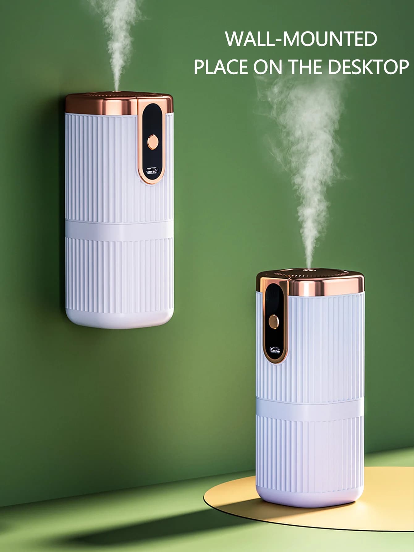 Mini diffuseur d'huiles essentielles rechargeable, machine d'aromathérapie à 5 vitesses, grand humidificateur d'air pour la maison, la voiture et le