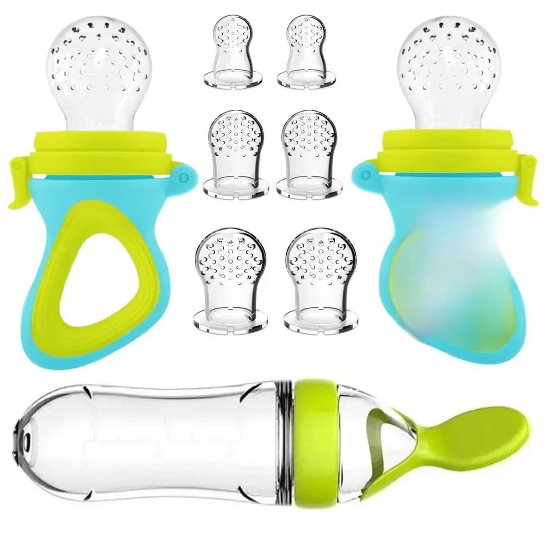 BiSantos à presser en silicone pour nouveau-né, sucette pour bébé, entraînement, cuillère à riz, céréales pour bébé, complément