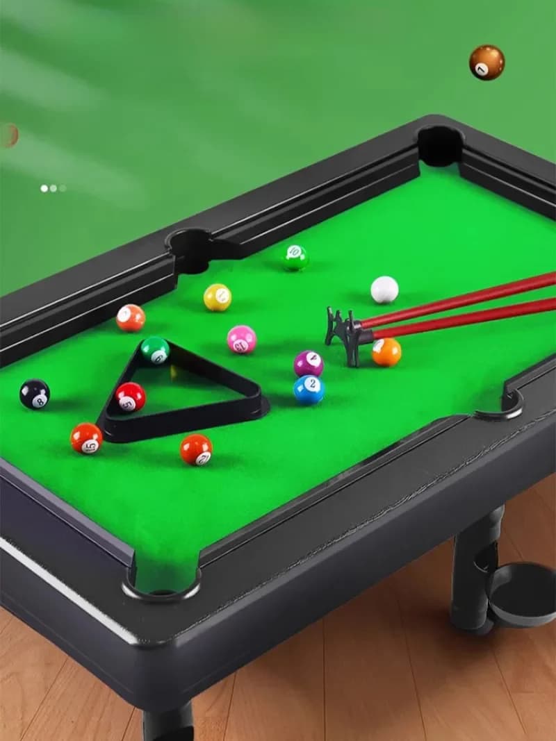 Ensembles de billard IkSports pour la famille, mini piscine britannique, maison, interaction parent-enfant, jouets de bureau, cadeau de Noël,
