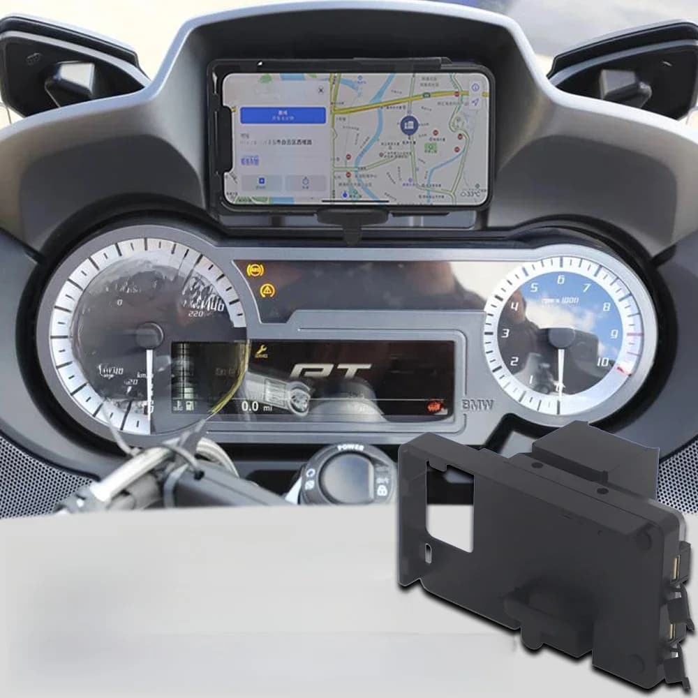 R1200RT pour BMW R1250RT accessoires moto support de Navigation support pour téléphone portable support de charge sans fil R1200RT 2014-2020