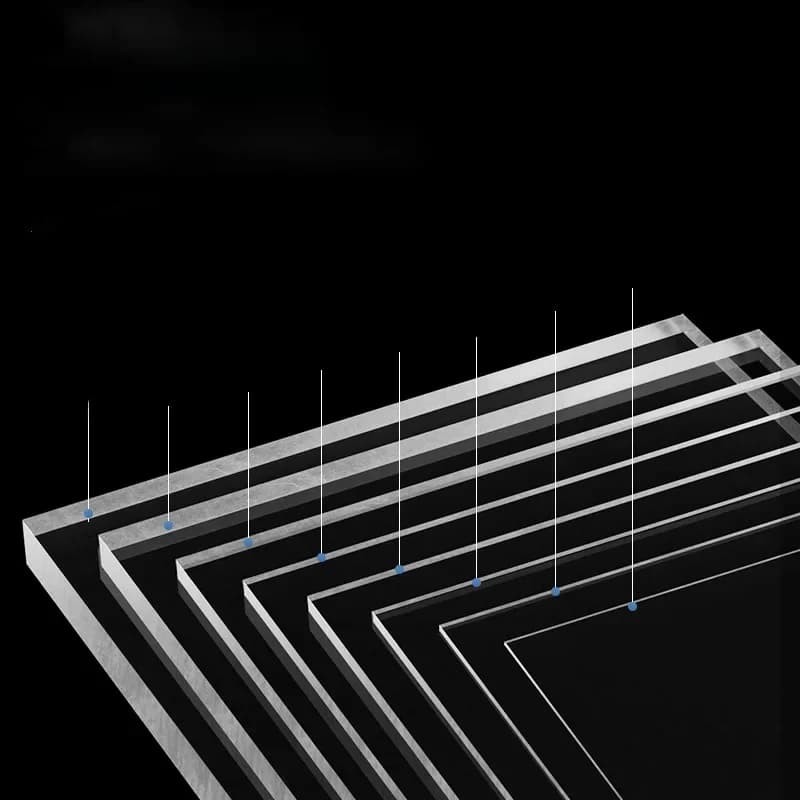 Panneau d'endurance PC Transparent épais de 1 à 10mm, plaque en Polycarbonate, feuille de plastique résistante à l'usure