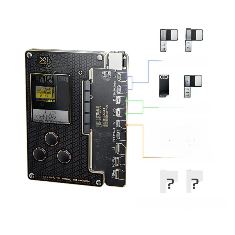 QIANLI MEGA-IDEA Clone DZ03 Programmeur pour Téléphone X-12Mini Dot Matrix Réparation tingWithout Démontage True Tone Réparation