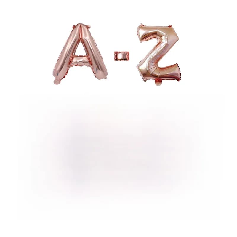Ballons joyeux anniversaire fête 16 pouces décorations de mariage Alphabet feuille lettre ballon enfants bébé douche fille nom boules fournitures