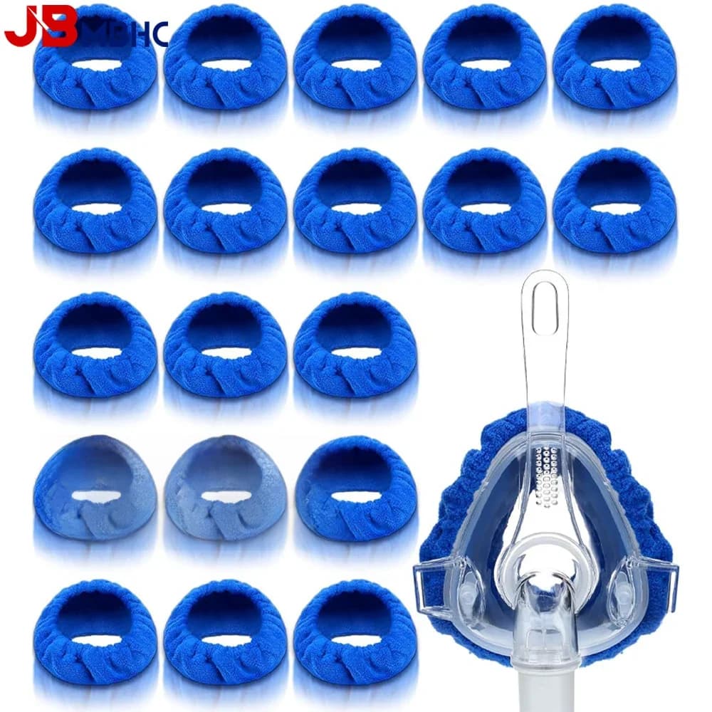 Doublures de masque Nasal CPAP universelles, 2/5/10/15/20 pièces, housses de masque CPAP pour la plupart des masques nasaux complets CPAP