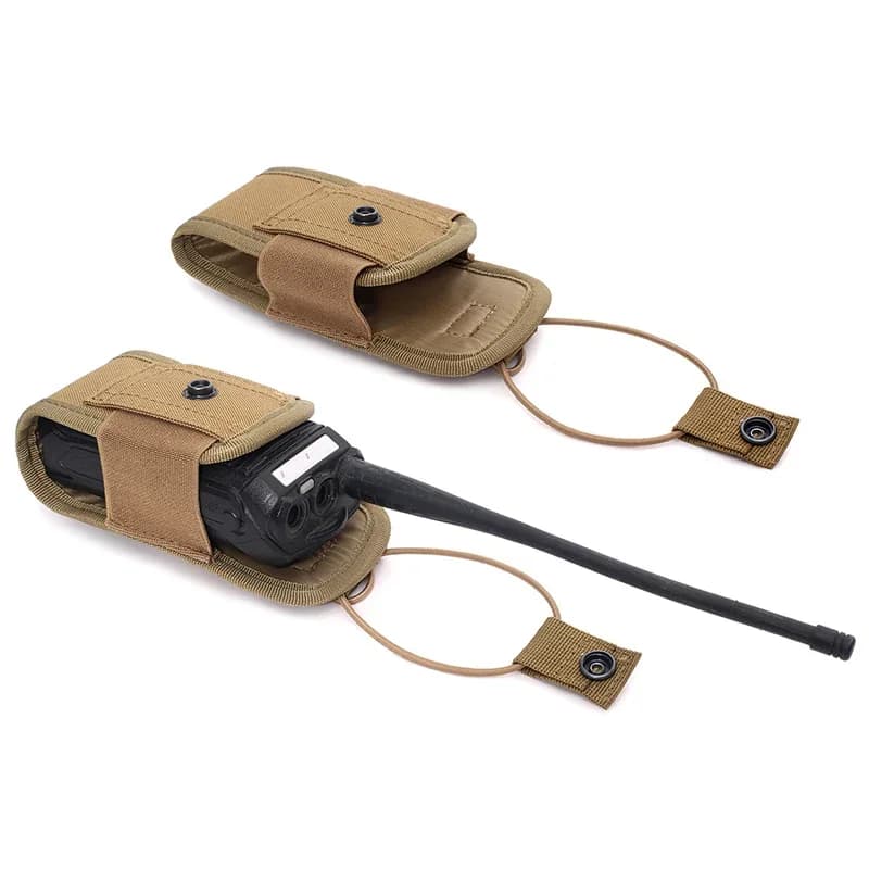 Système Molle talkie-walkie sac multifonctionnel Camouflage accessoire sac Sports de plein air sans fil Machine d'appel sac poche