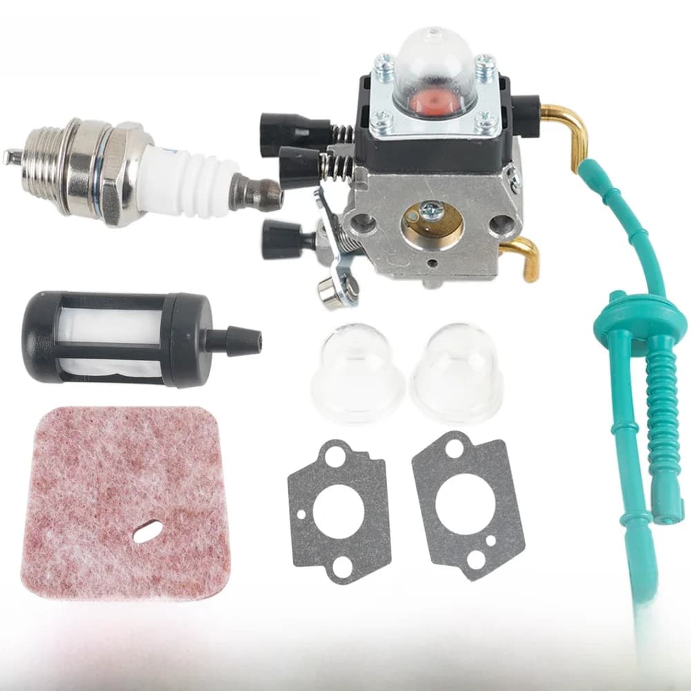 Tondeuse à gazon avec filtre carburateur joint carburateur pour STIHL FS38 FS45 FS46 FS55 KM55 FS45 FS85 C1Q-S66 C1Q-S71 C1Q-S97 C1Q-S186A
