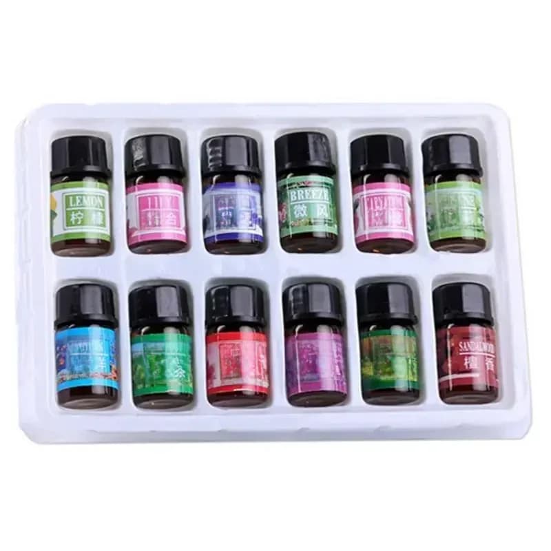 12 pièces 3ML désodorisant plante naturelle aromathérapie huile essentielle climatisation parfum arôme diffuseur parfum humidificateur