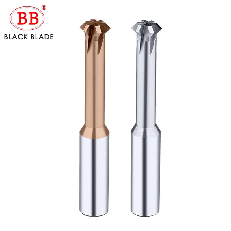 BB-Ébavureur avant et arrière, fraise à chanfreiner à double angle, chanfrein intérieur, résistant aux trous métalliques, enlèvement interne