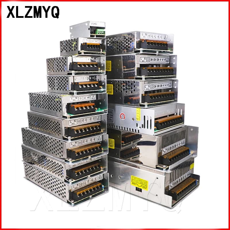 Adaptateur d'alimentation à découpage, 10A, 20A, 30A, AC 110V, 220V à DC 3V, 5V, 9V, 12V, 15V, 18V, 24V, 36V, 48V
