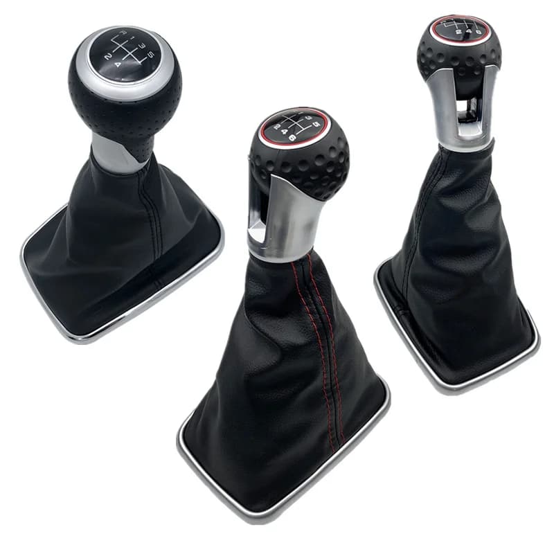 Pour Volkswagen VW Golf 4 IV MK4 GTI R32 Bora Jetta 1999-2004 pommeau de levier de vitesse de voiture guêtre housse de démarrage collier levier