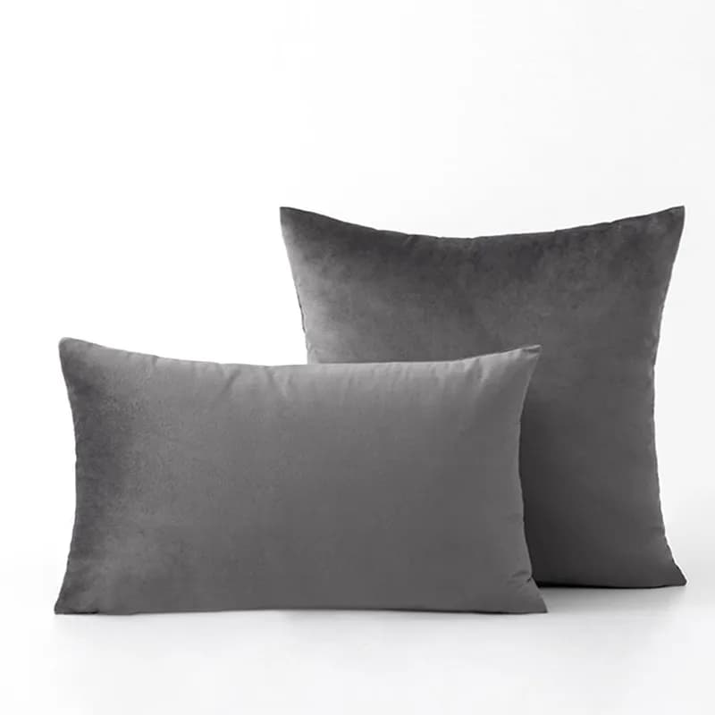 Inyahome housse de coussin en velours doux rose gris Beige vert taie d'oreiller chambre canapé décoration taie d'oreiller 30x5 0 cm/45x45 cm