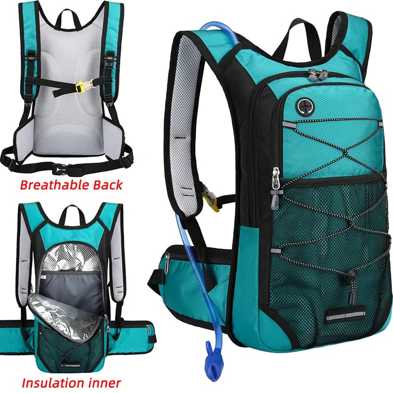 13L vélo cyclisme sac à eau sac à dos Sport de plein air course escalade randonnée hydratation vessie stockage Pack sac à dos étanche
