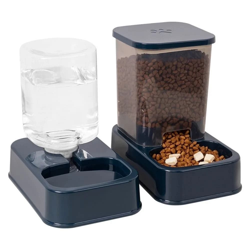 Mangeoire automatique en plastique pour animaux de compagnie, 1,2 l/1,5 l, 2 Styles, distributeur d'eau pour chat et chien, ensemble d'alimentation,