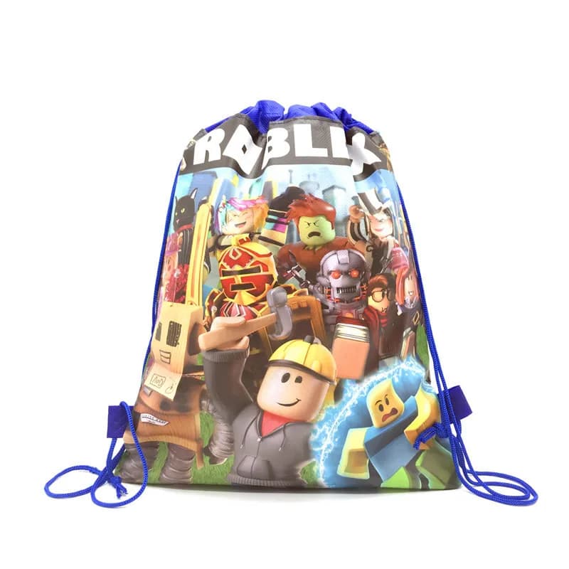 8/16/24/50 pièces Roblox blocs sac à cordon sac de jeu sac à main pour enfants sac à dos dessin animé Roblox jeu sac à bandoulière garçons