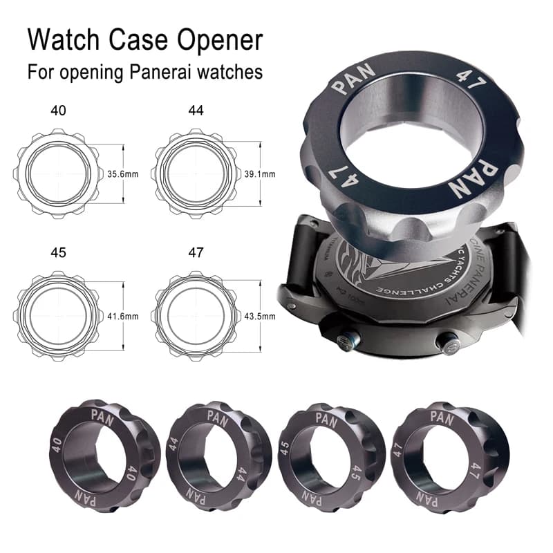 Ouvre-boîte de montre pour la réparation et la direction, ouvre-boîtier, couvercle, Panerai