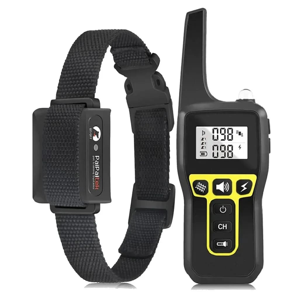 Collier de dressage universel pour chien, collier anti-aboiement pour chien, étanche, aste, mode télécommande et automatique, 1000m