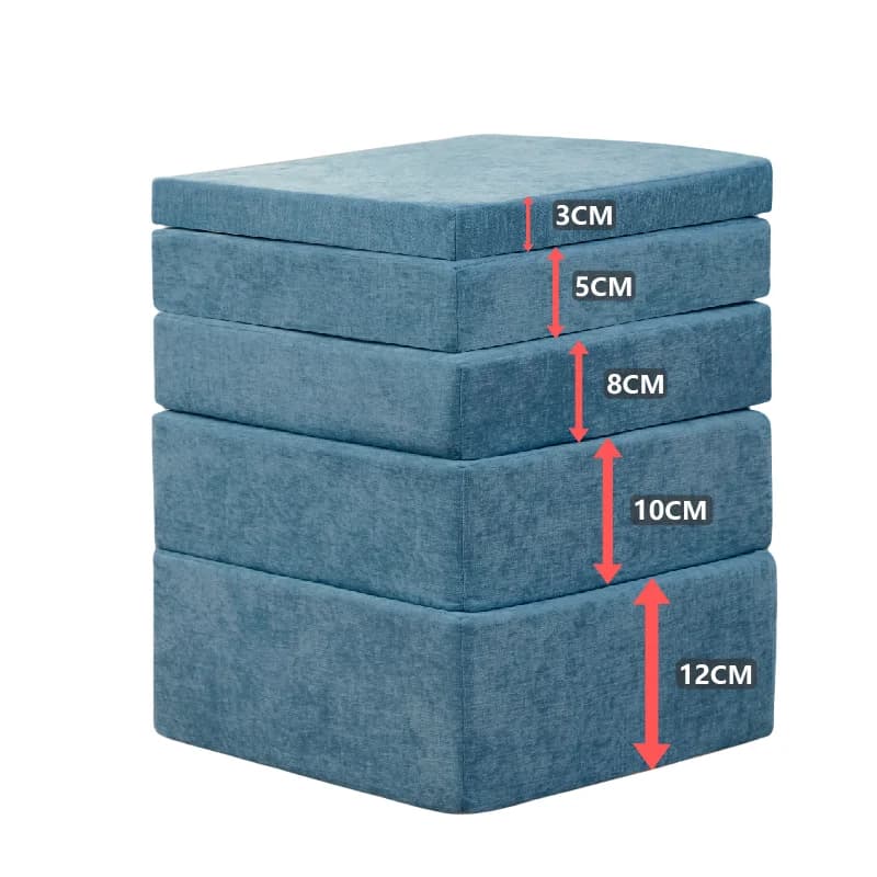 Coussins carrés pour chaises et bancs de salle à manger, coussins pour bancs de jardin et de bureau avec housse lavable en velours