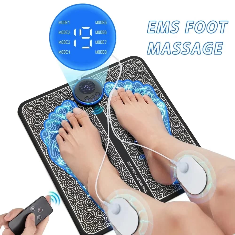 Coussin de Massage électrique des pieds, masseur musculaire, entraîneur de Relaxation pour Massage, Fitness, Sport de plein air, maison, famille,