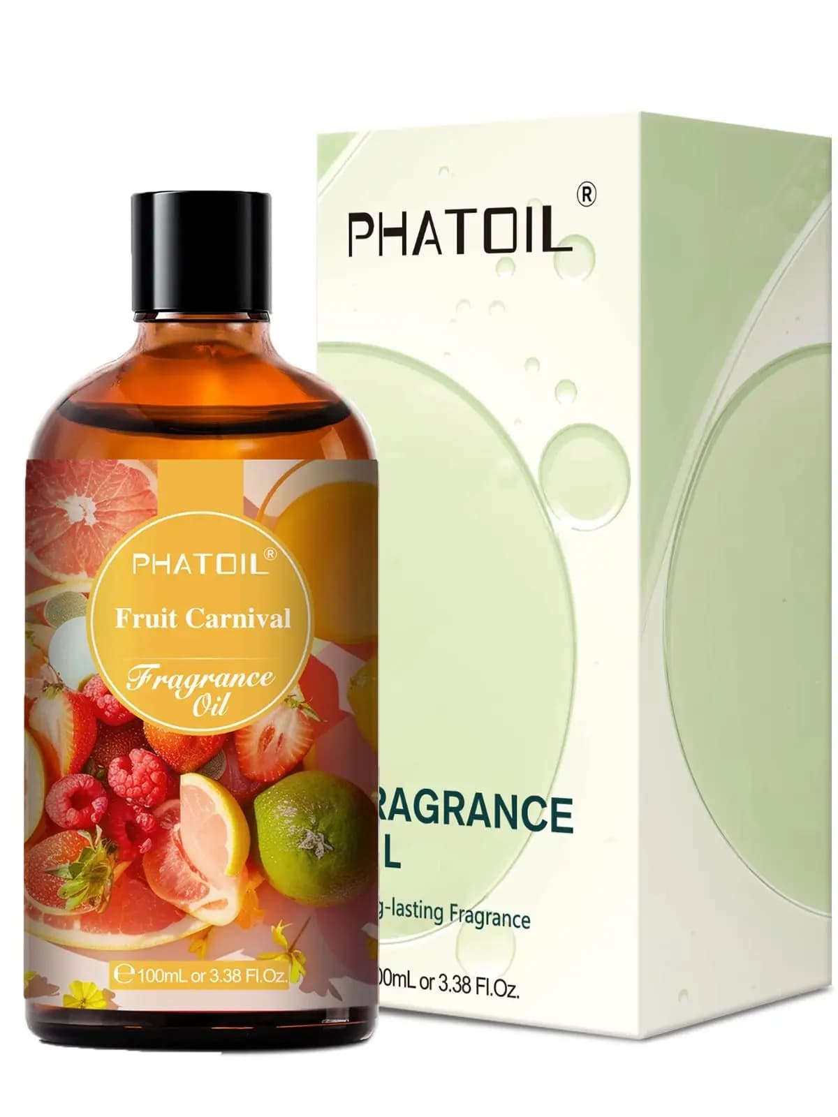 PHATOIL 1 pièces 100ml huile parfumée pour diffuseur aromathérapie fruits carnaval noix de coco et vanille amande vanille fraises huiles