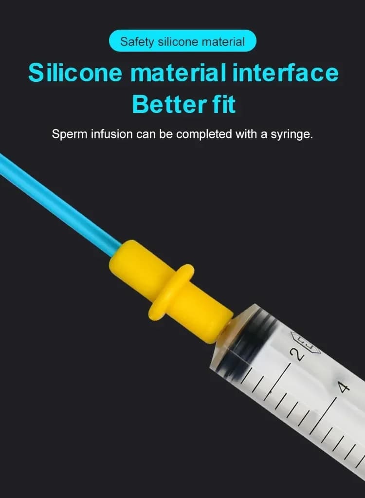 100 pièces en gros sperme canin Injection sperme déposition insémination artificielle chien de compagnie jetable Vas déferens tuyau cathéter