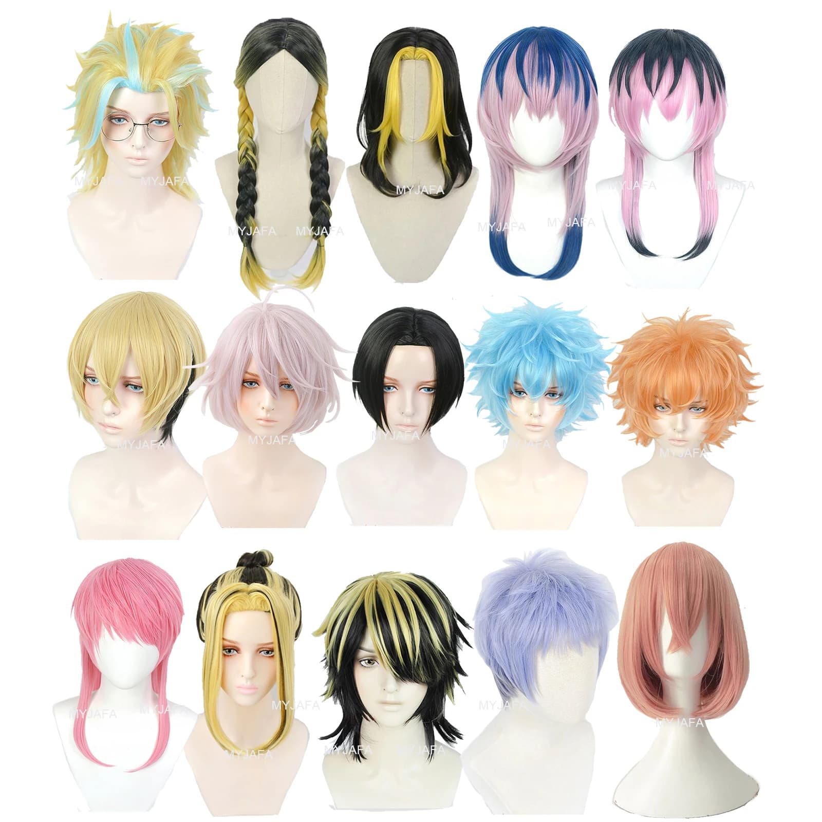 Ran Haitani Rindo Hanemiya Kazutora Manjiro Sano Emma Chifuyu Matsuno Baji Keisuke Tachibana Hinata Cosplay perruque + bonnet de perruque