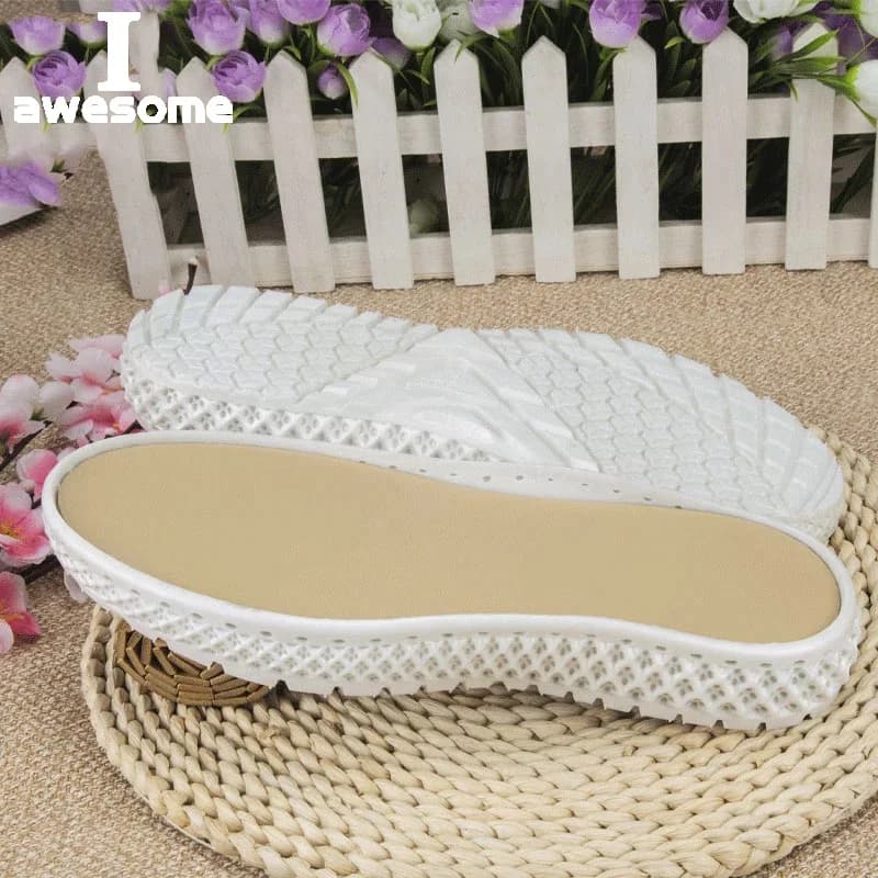 Bricolage tricot à la main mâle vague semelle semelles de sport coussin d'air semelles coussins antichoc semelles tenue décontracté semelles