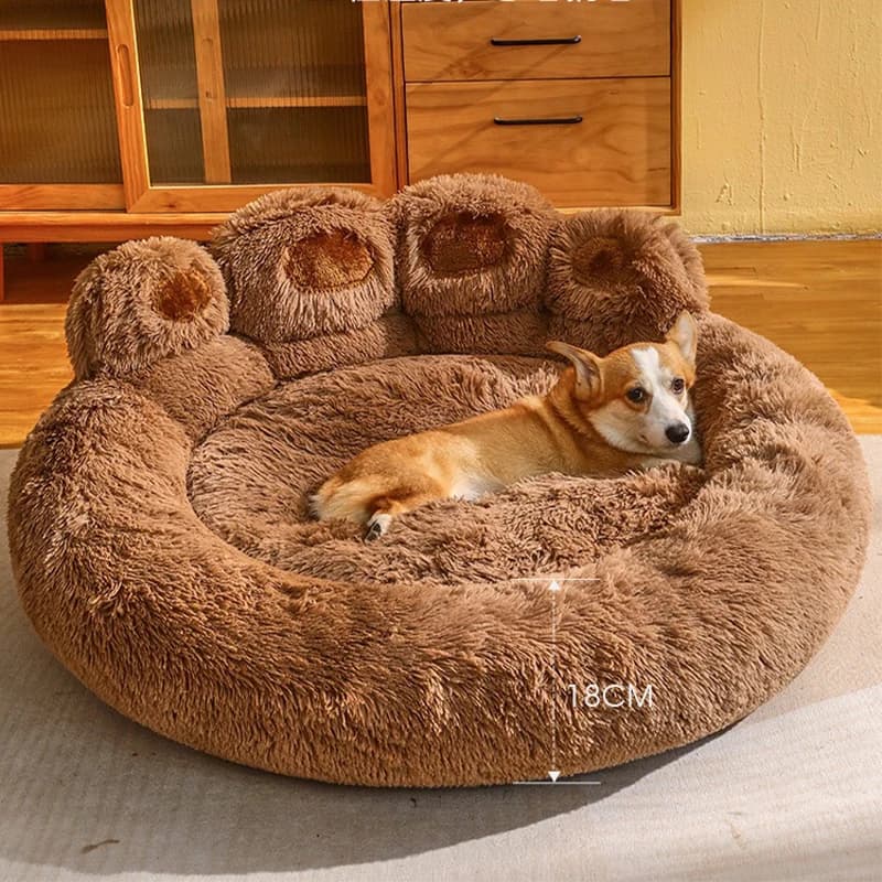 Chenil pour chiens, lits pour grands chiens, grand panier lavable, accessoire moyen, produits pour animaux de compagnie, accessoires chauds pour