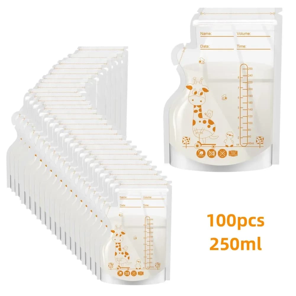 Sac de Conservation du Lait Maternel Autonome, Stockage des citrouille pour Bébés, Nombreux Sacs de Congélation Sans Fuite, Sûr, Rajeunissement,