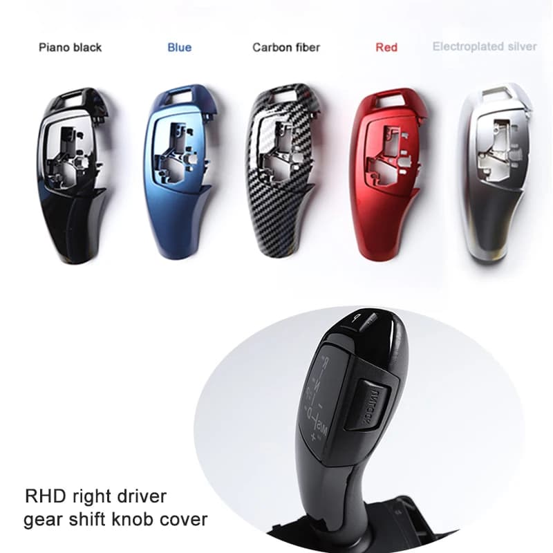 Coque de levier de vitesses intérieur RHD LHD pour BMW F30 F10 F31 F32 F33 F34 F36 F20 F07 F15 en fibre de carbone