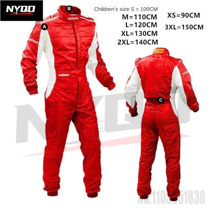 Combinaison de kart pour véhicule tout-terrain, combinaison de course imperméable pour enfants, combinaison de karting mono moto, combinaison de