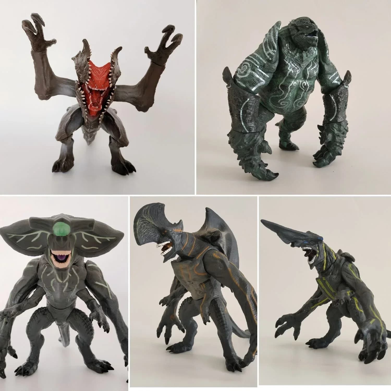 Figurine d'anime Monsters Scunner Leathback Mega Kaiju Trespasser Knifehead, modèle de figurine, cadeau pour enfants, jouets