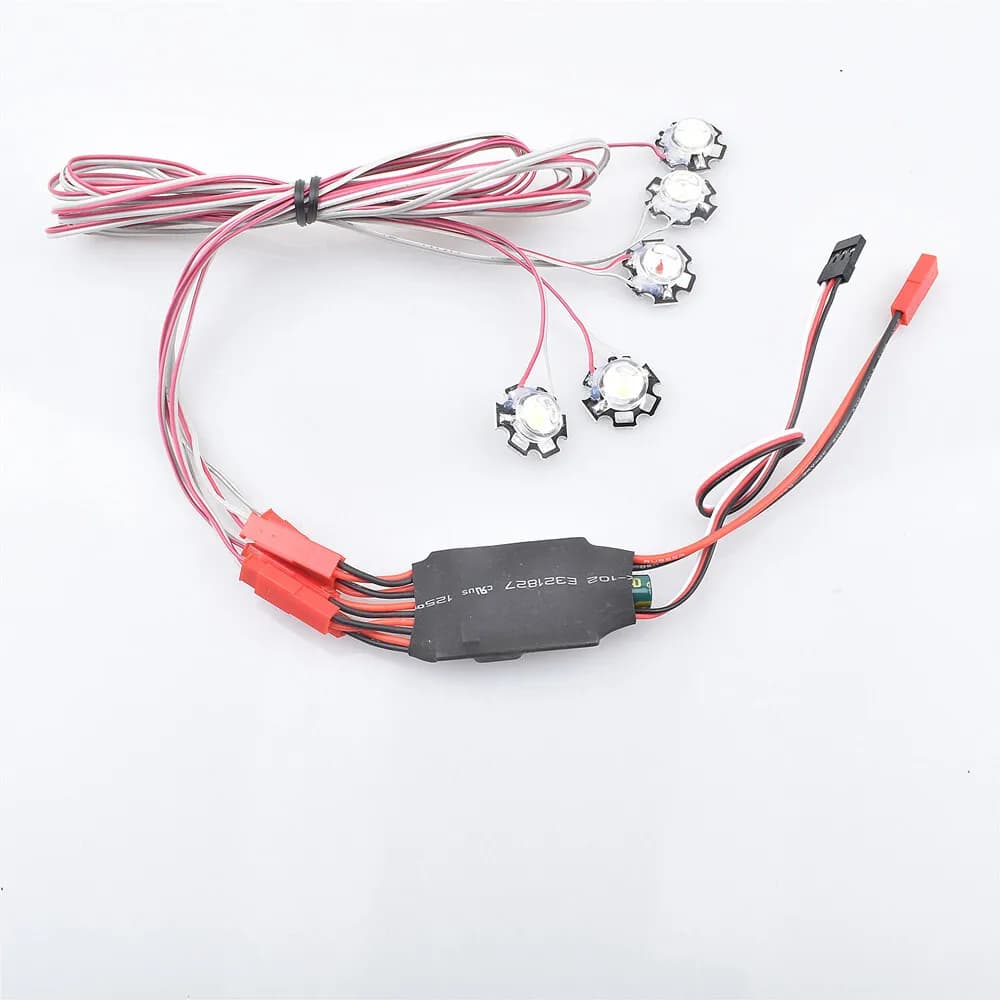 1 ensemble de lumière stroboscopique LED clignotante, lampe clignotante d'explosion de Navigation lumineuse 2S 3S 4s 5s 6S, pièces Lipo pour avion