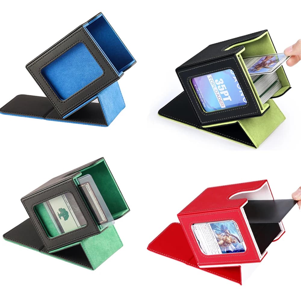 Boîte de rangement pour cartes de jeu, boîte de rangement pour cartes à collectionner, boîte de rangement empilable pour cartes TCG, jeux de