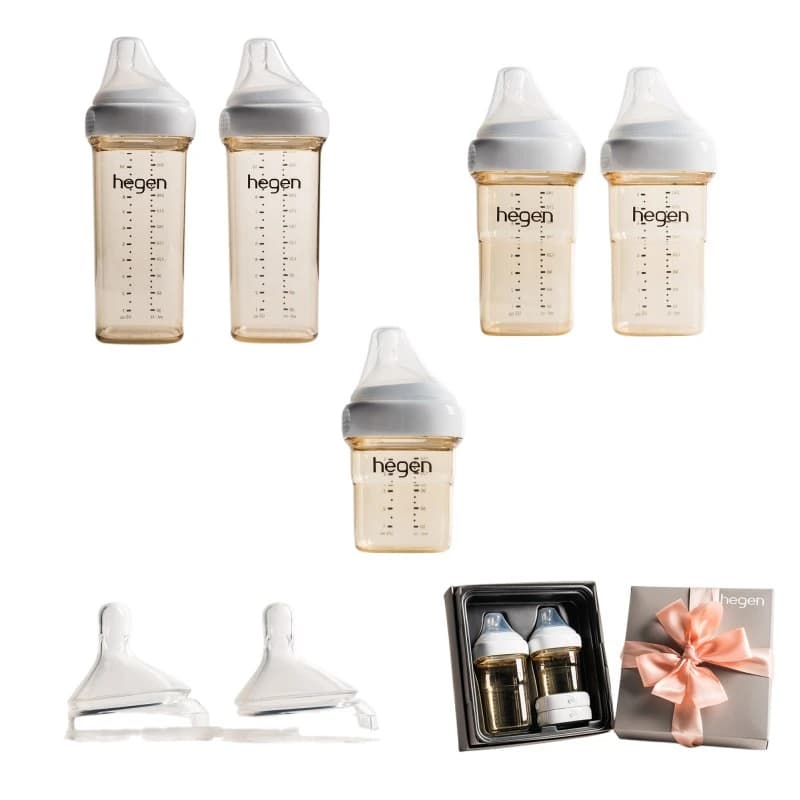 Hegen bouteille originale PPSU antichute bébé boîte-cadeau avec couvercle de rangement sucette bouteille d'eau pour les enfants