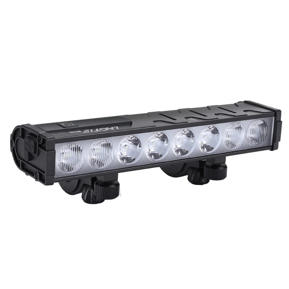 LAOTIE-Lumières LED injuste pour vélo, rechargeables par USB, avec réglage de la luminosité multimode, lumière étanche pour sauna