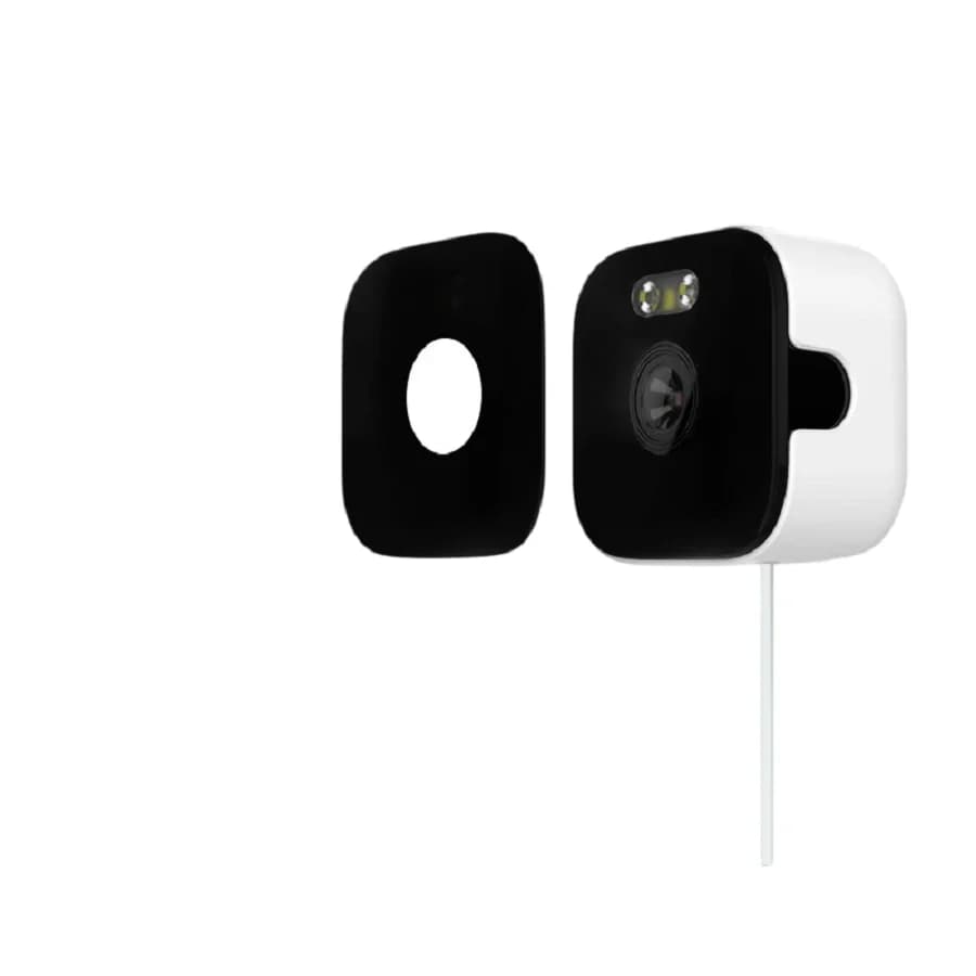 Caméra de fenêtre Uzoom 3MP 2 en 1, mini caméra intérieure, Wi-Fi double bande 2,4/5 GHz, vision nocturne couleur, mini caméra à travers la