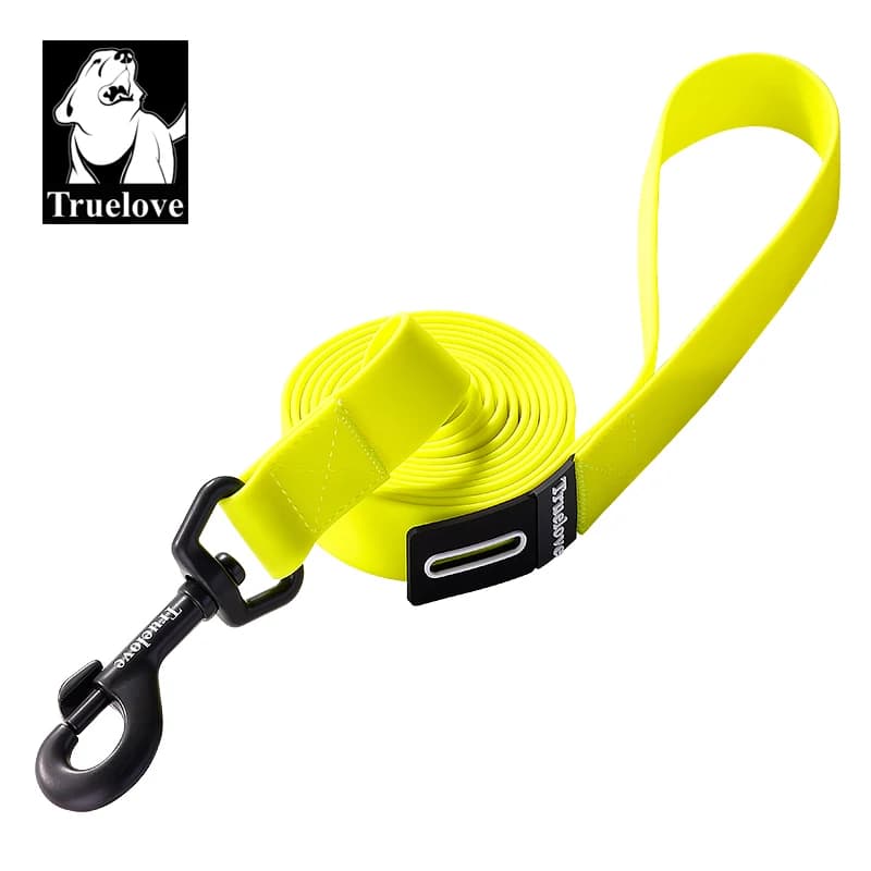 Truelove laisse pour animaux de compagnie étanche anti-odeur prise facile Durable léger Premium enduit ATBC-PVC chien plomb fermoir rapide TLL3211