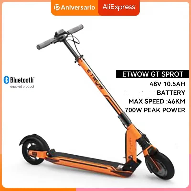 E-twow-trottinette électrique sportive Rod Vesrsion, 700W, 48V, 10,5 Ah, vitesse de 46km, original