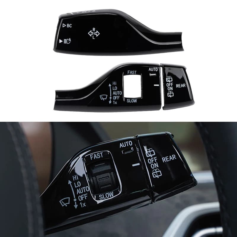 Couvercle de commutateur de levier d'essuie-glace de clignotant de voiture, BMW 1-7 Series Bery Tage X5 SUV G06 G11 G12 G20 G30 G32 G02 G29 G22 G23