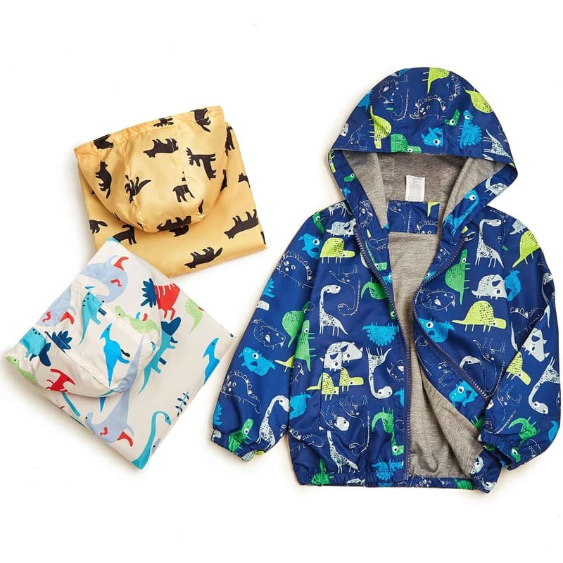 Veste tempête coupe-vent pour sports de plein air pour enfants et nourrissons