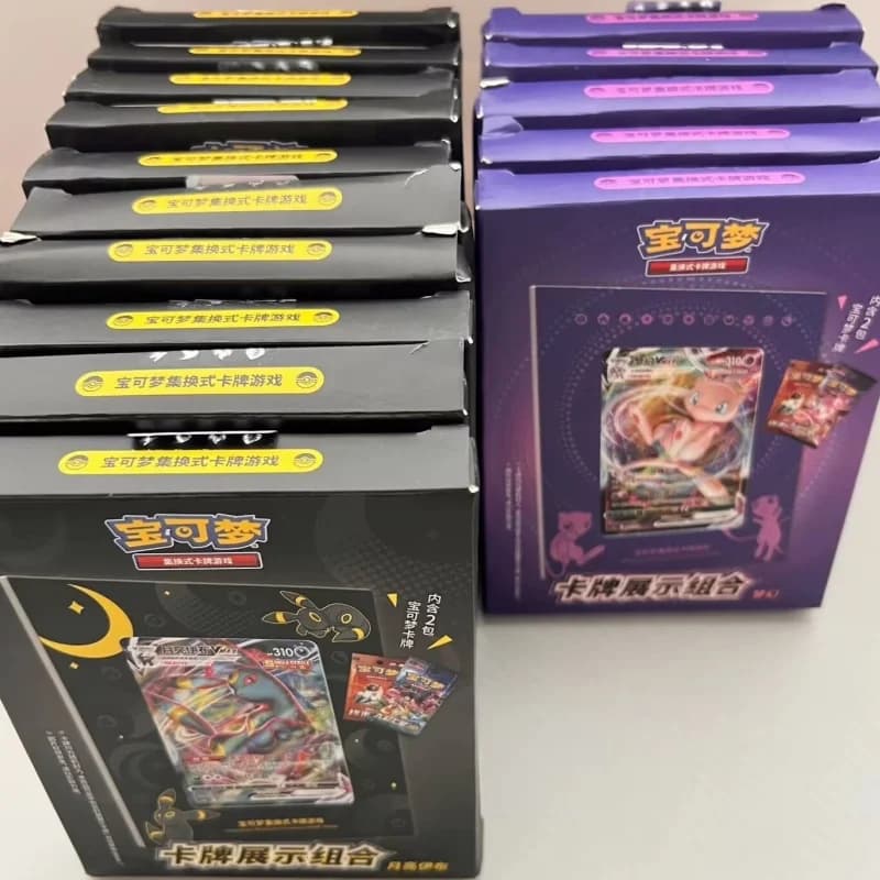 Jeu de cartes à collectionner PokéM0n Original, livre de cartes chinoises Ptcg, boîte-cadeau, combinaison d'exposition, gamme complète, cadeau
