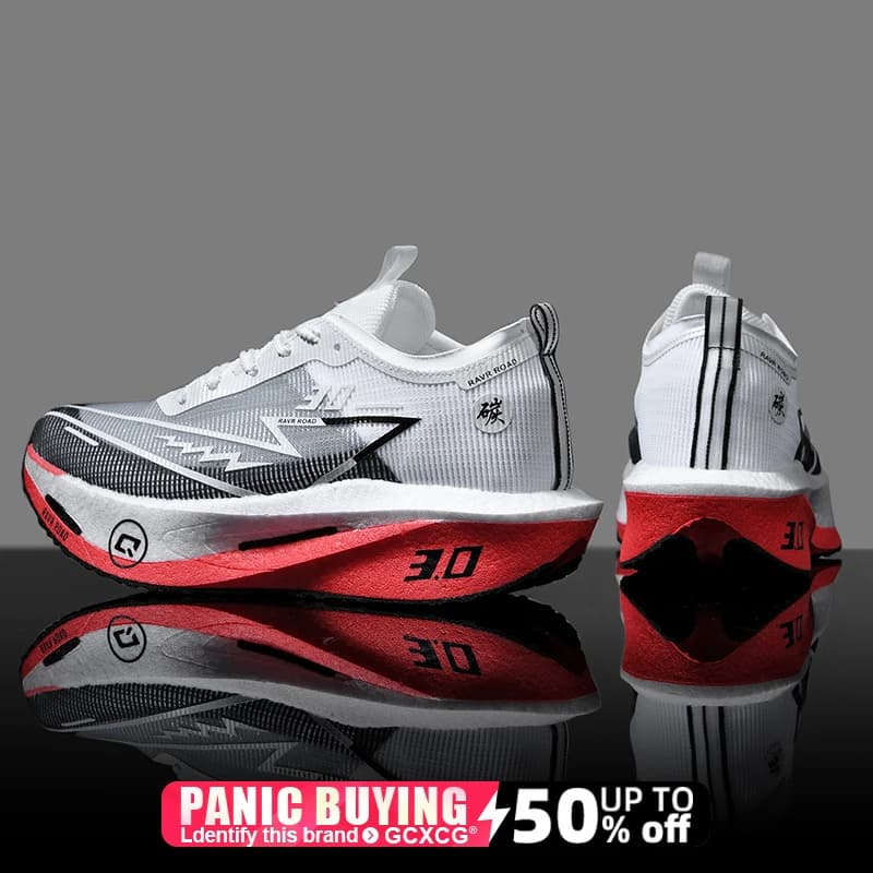 Chaussures de course spécialisées planche de carbone Marathon hommes sport respirant léger femmes confortable athlétique antidérapant baskets